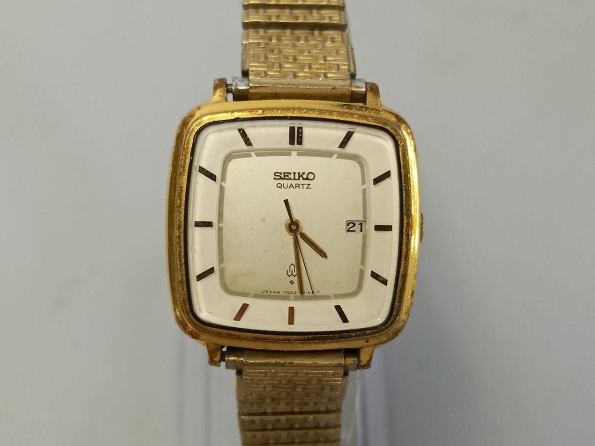 J490-Y43-264 ◎ SEIKO セイコー 7902-5040 レディース クォーツ 腕時計 現状品④ ◎