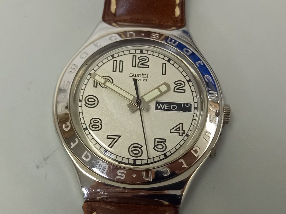 J449-Y25-8212 ◎ swatch スウォッチ SR626SW メンズ クォーツ 腕時計 現状品④ ◎