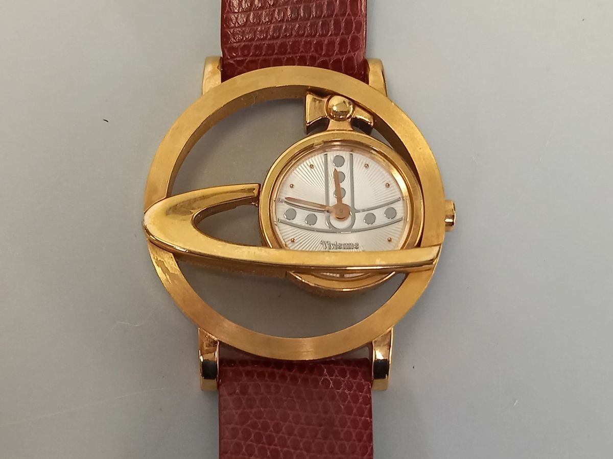 J431-Y43-194 ◎ vivienne westwood VW-77A3 レディース クォーツ 腕時計 現状品④ ◎