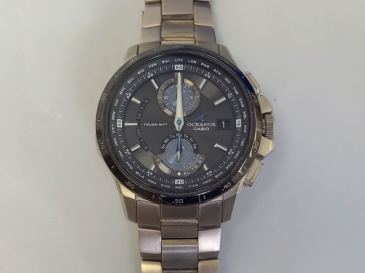J443-Y25-8228 ◎ CASIO カシオ OCEANUS OCW-T1010 メンズ クォーツ 腕時計 現状品④ ◎