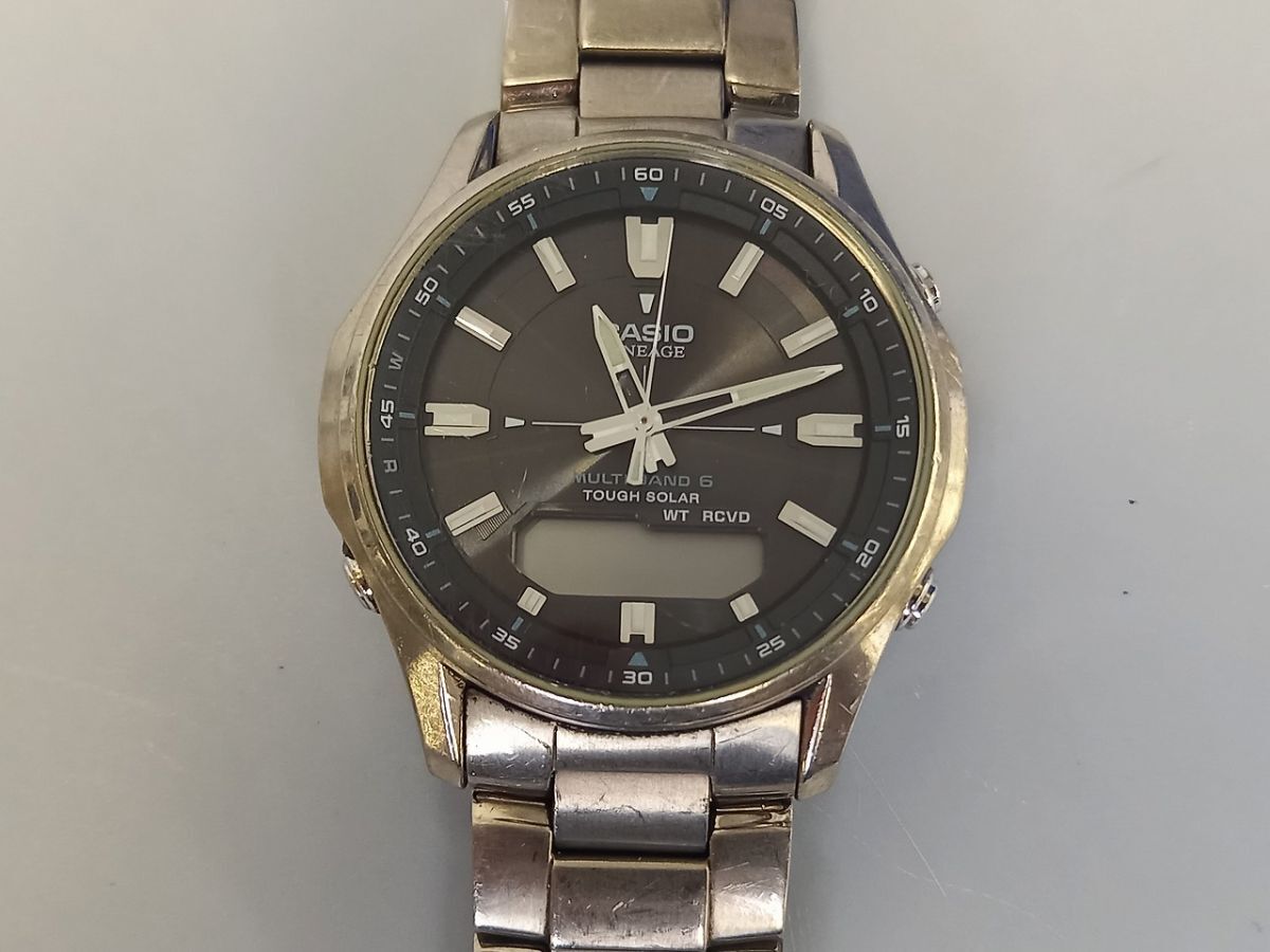 J427-Y20-6473 ◎ CASIO カシオ LCW-M100T メンズ クォーツ 腕時計 現状品④ ◎