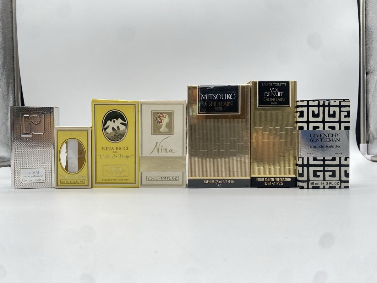 【香水まとめ出品】まとめ7点 GIVENCHY NINA RICCI peco rabanne GUERLAIN 香水 フレグランス