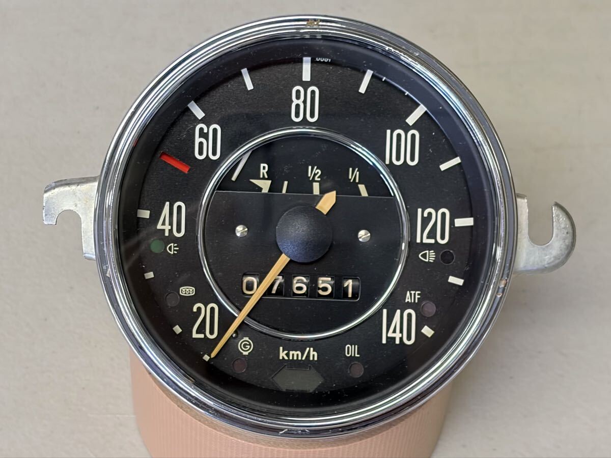 空冷　VW ビートル　スピードメーター　VDO Km表示　1.69 69年モデル　ユーズドコンディション