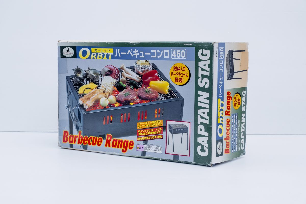 ★★★未使用保管★BBQコンロ★CAPTAINSTAGキャプテンスタッグ★オービットBBQコンロ 450★★★