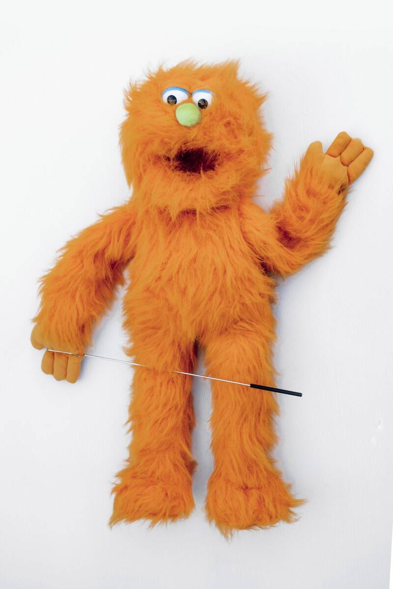 ★★★ほぼ未使用保管品★パペット/ 操り人形★アメリカSillyPuppet製★オレンジモンスターパペット★30inch/約76cm★★★②