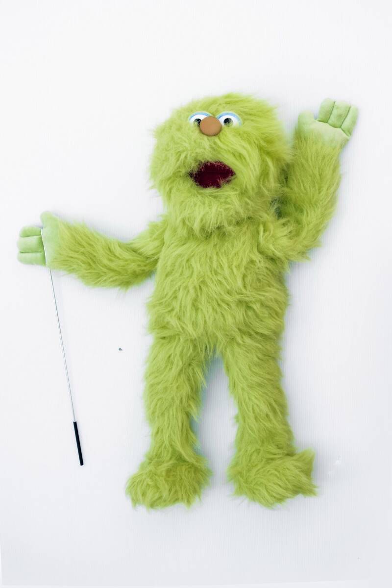 ★★★ほぼ未使用保管品★パペット/ 操り人形★アメリカSillyPuppet製★グリーンモンスターパペット★30inch/約76cm★★★①
