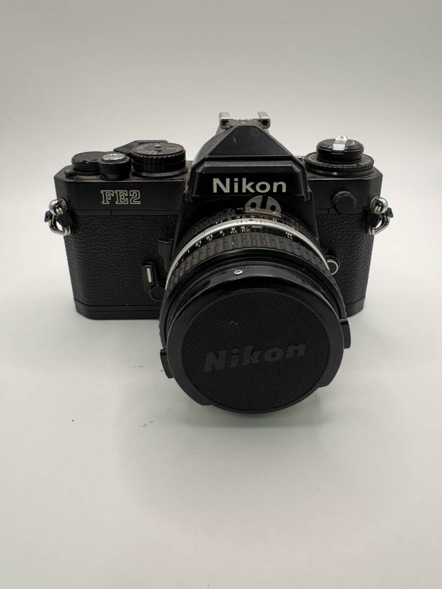 1円スタート Nikon ニコン FE2 ai 50mm f1.4 ブラック 一眼レフカメラ