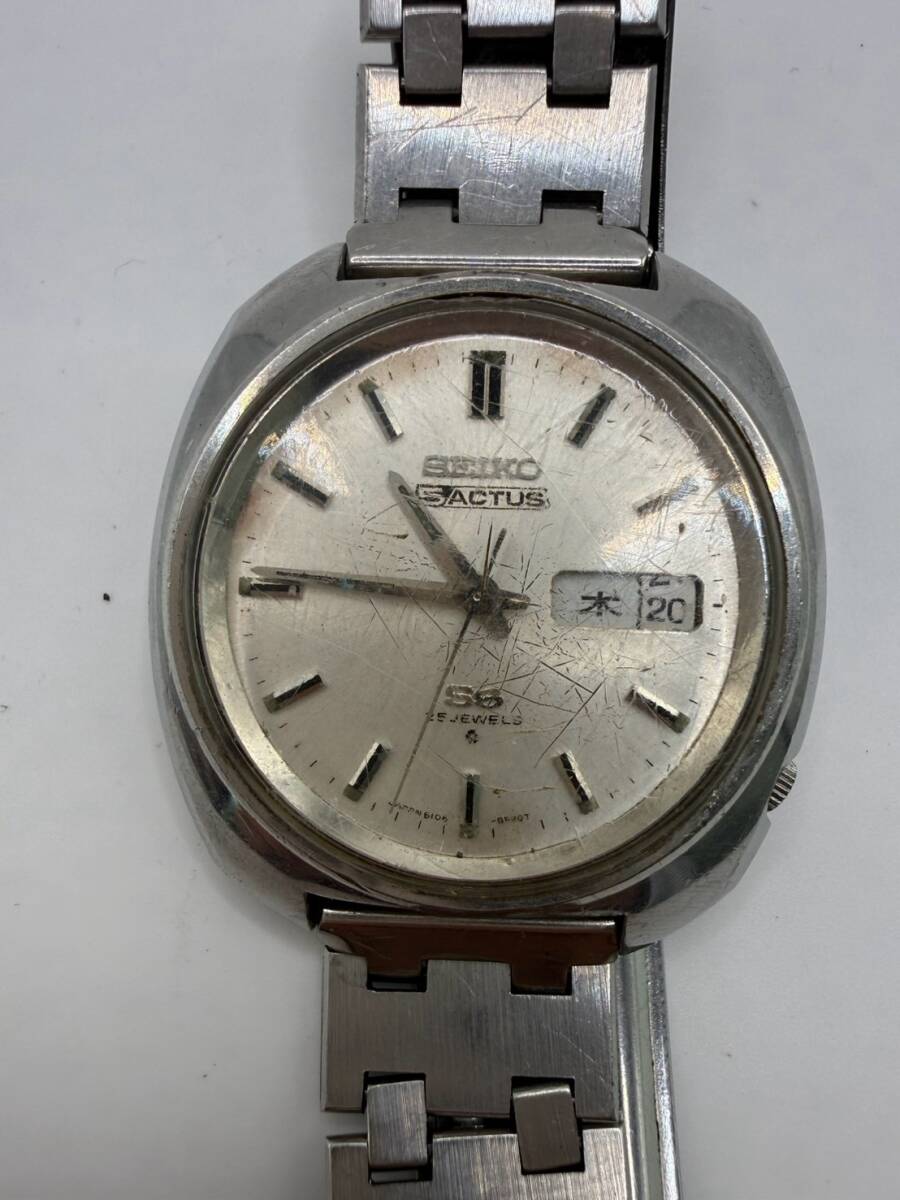 1円スタート　SEIKO　セイコー【5アクタスSS】6106-8470 ブランド腕時計