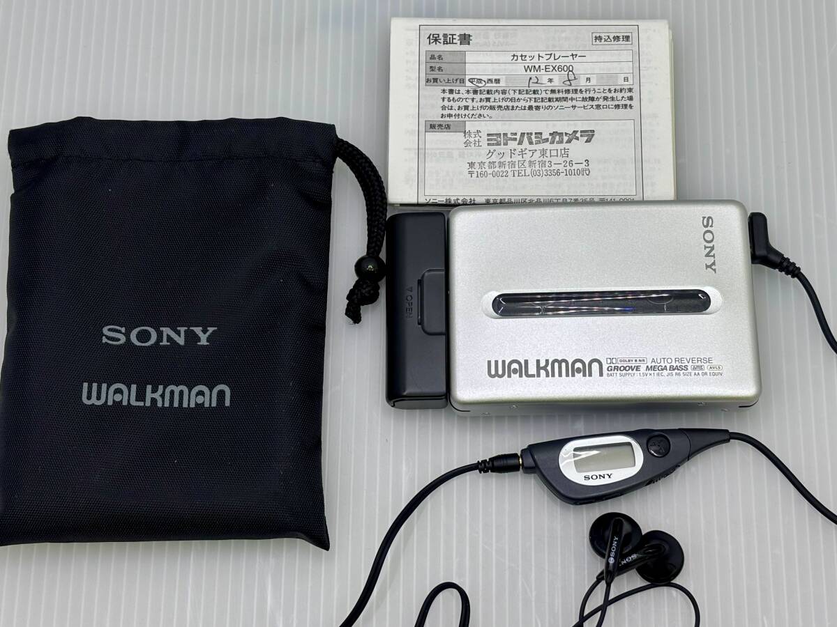 SONY■外観美品　ソニー　WM-EX600 Walkman カセットプレーヤー / 動作未確認■ジャンク品