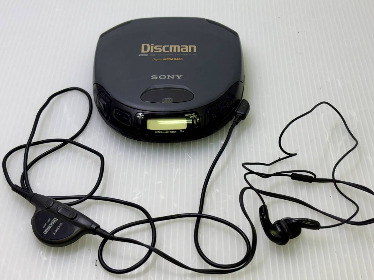 SONY■ソニー ポータブルCDプレーヤー Discman D-155 / 動作未確認■ジャンク品