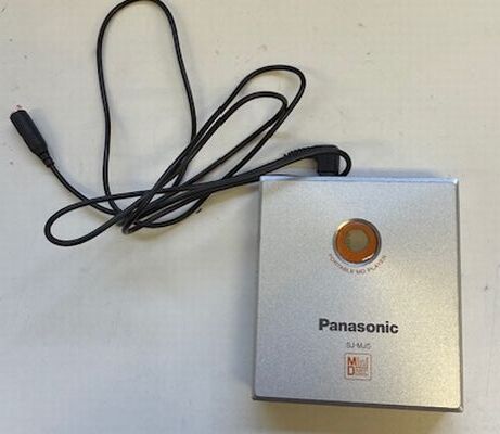 Panasonic ポータブルMDプレーヤー SJ-MJ5 シルバー◆ジャンク品※動作未確認