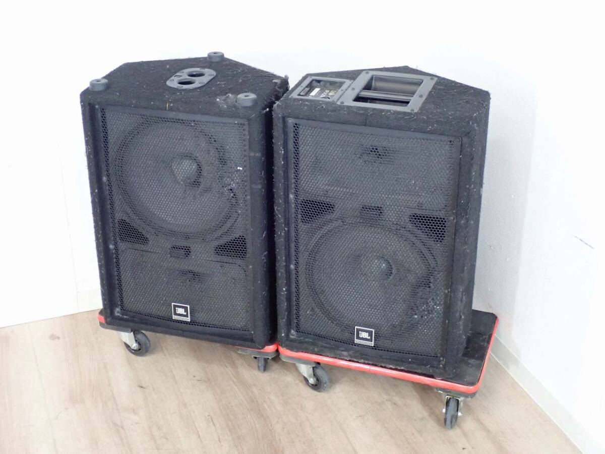 56656 中古 2-Wayパッシブスピーカー ペア JBL JRX212 12インチ フロアモニター メインPA 音響 PA機器 ライブハウス スタジオ 戸田市