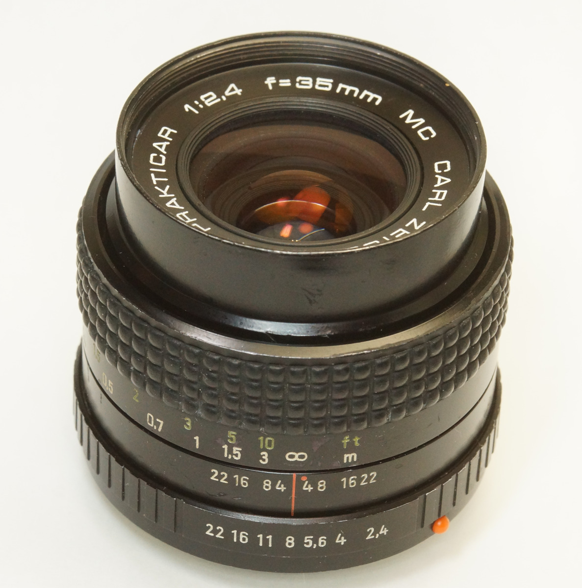 ドイツ製 CARL ZEISS JENA PRAKTICAR 1:2.4 f=35mm MC PB 13NB-269 flektogon系
