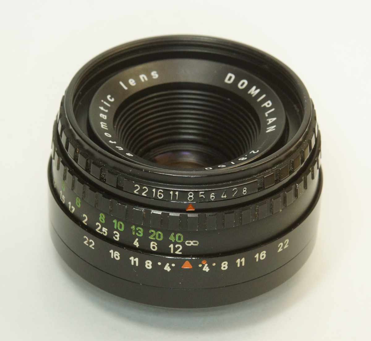 ドイツ製 Meyer-Optik Domiplan 2.8/50 ブラック M42 301N-670 ドミプラン Triplet