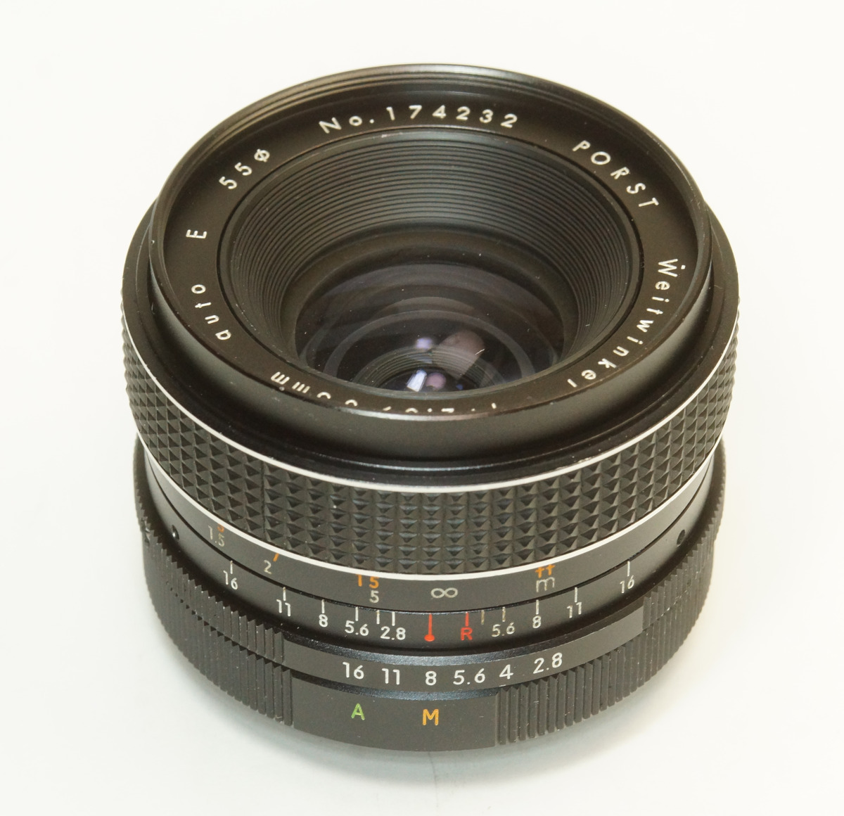 ドイツブランド PORST Weitwinkel 1:2.8/35mm auto E M42 2N-232 絞羽8枚 日本製