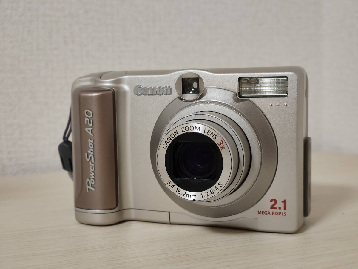 Canon PowerShot A20 PC1007 動作品 オールドデジタルカメラ