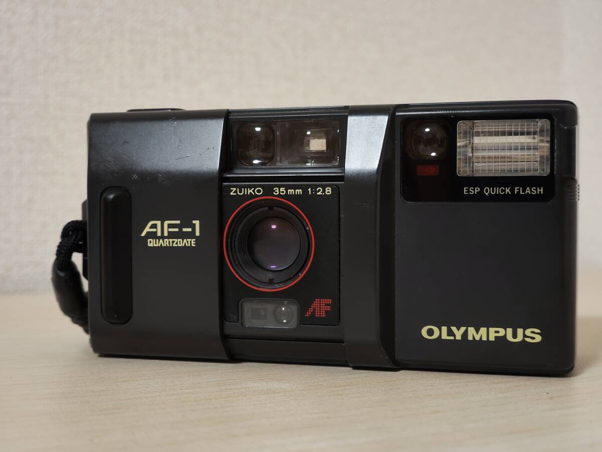 OLYMPUS AF-1 QD 動作品 フィルムカメラ