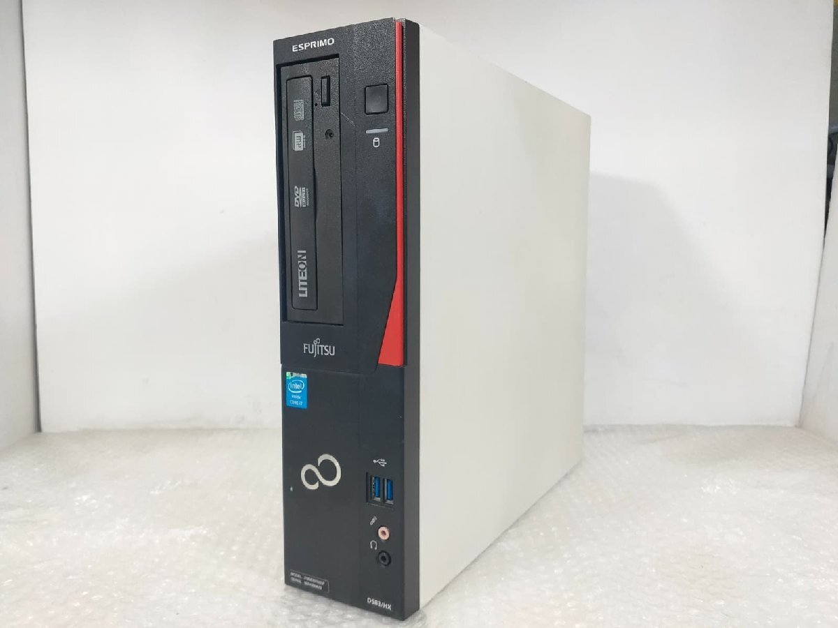 ●富士通 FUJITSU ESPRIMO D583/HX / i7-4770 / 8GBメモリ / 1TB HDD / Windows 11 Pro【 デスクトップパソコンITS JAPAN 】