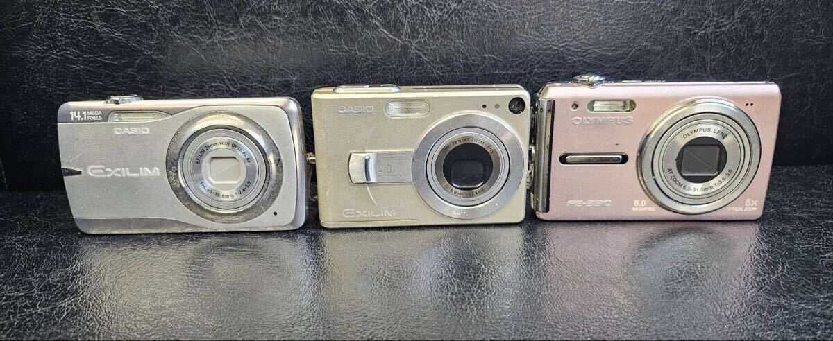 CASIO OLYMPUS デジタルカメラ 動作未確認 3点まとめ S-341