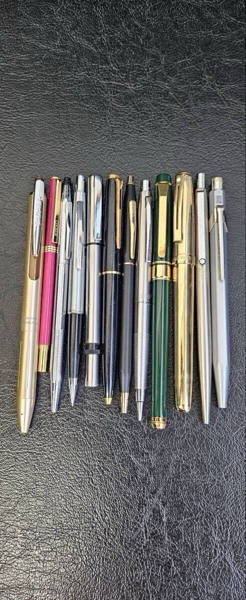 Montblanc CROSS PILOT CARANDACHE など シャーペン ボールペン 12本まとめ S-343