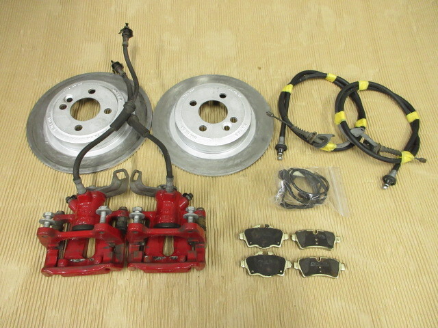 JCW BMW MINI ミニ mini R55 R56 R57 R53 R52 R50 ジョンクーパーワークス 純正 リア ブレーキ キャリパー パッド ローター set