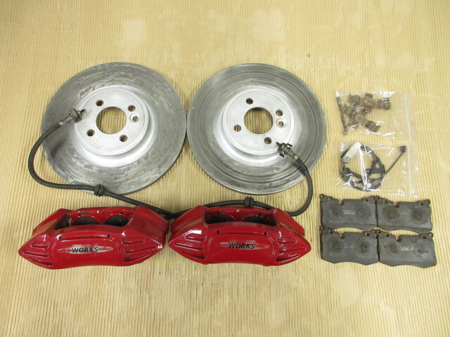 JCW BMW MINI ミニ mini R56 R55 R53 R52 R50 ジョンクーパー ワークス ブレンボ 純正 フロント ブレーキ キャリパー パッド ローター set