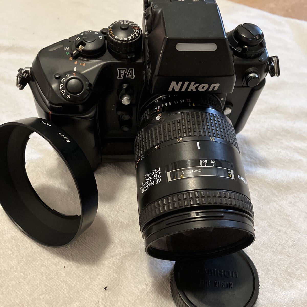 1円〜【動作未確認】Nikon F4 MB-21 フィルム一眼レフカメラ AF NIKKOR 28-85mm 1:3.5-4.5 レンズセット まとめ