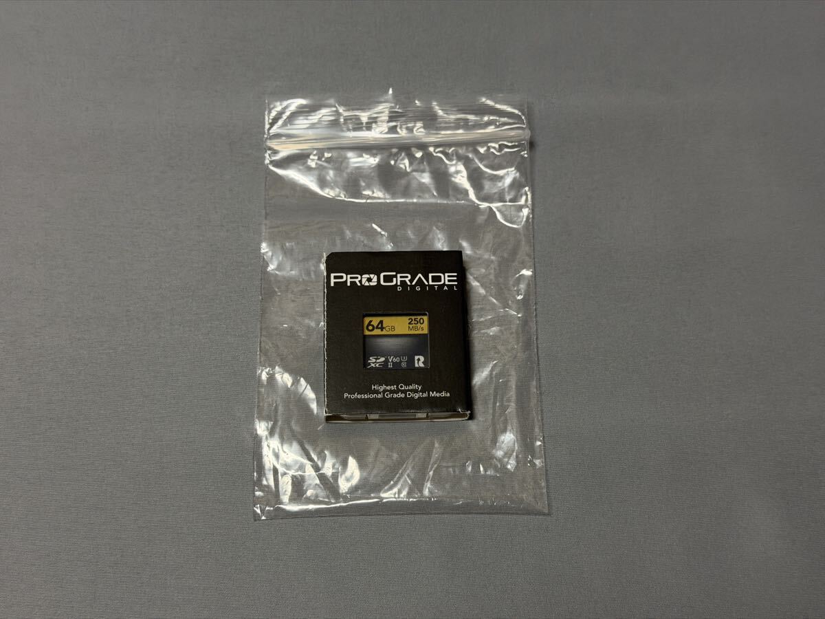 ProGrade Digital SDXC UHS-II V60 64GB メモリーカード　未使用品