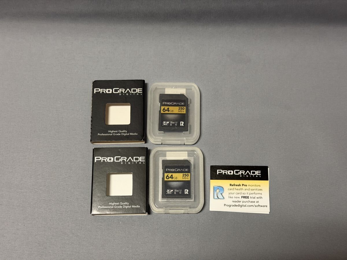 ProGrade Digital SDXC UHS-II V60 64GB 2枚セット