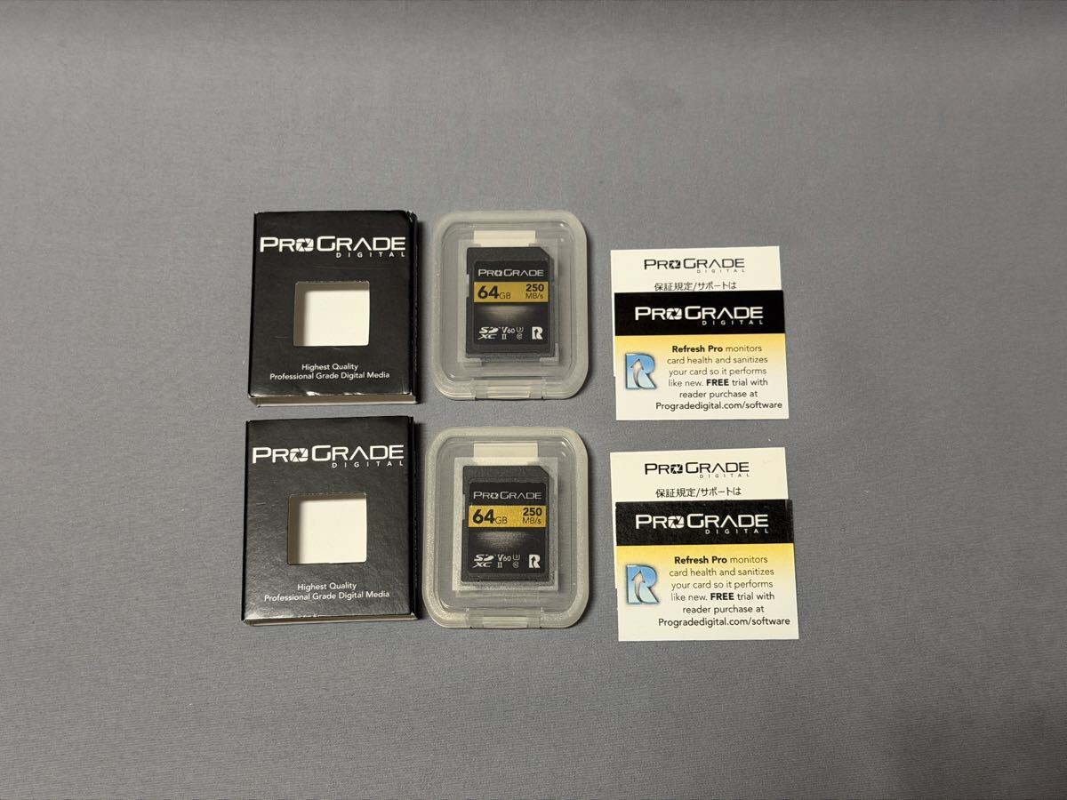 ProGrade Digital SDXC UHS-II V60 64GB 2枚セット プログレード