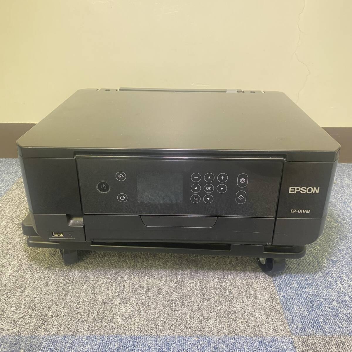 1円スタート【中古】587293-1 EPSON エプソン A4対応 インクジェットプリンター EP-811AB