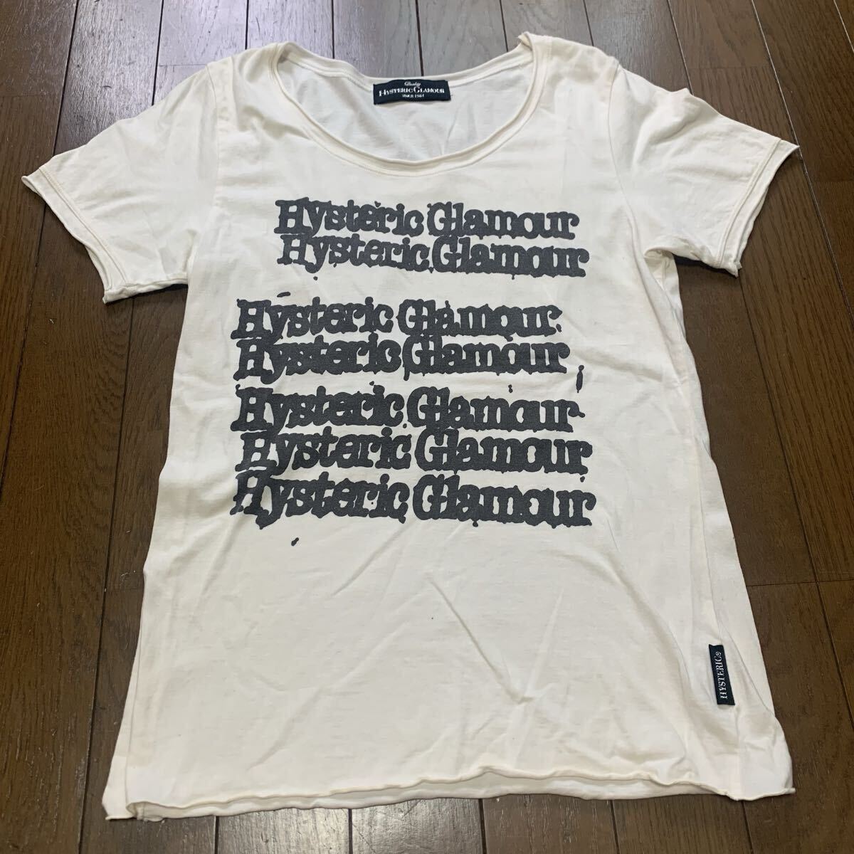 HYSTERIC GLAMOUR ヒステリックグラマー ロゴプリント Tシャツ ホワイト セディショナリーズ 白 ホワイト　ヒスガール y2k