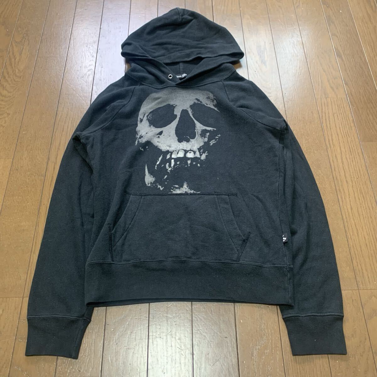 HYSTERIC GLAMOUR ヒステリックグラマー スカル ベリー パーカー ブラック 黒 