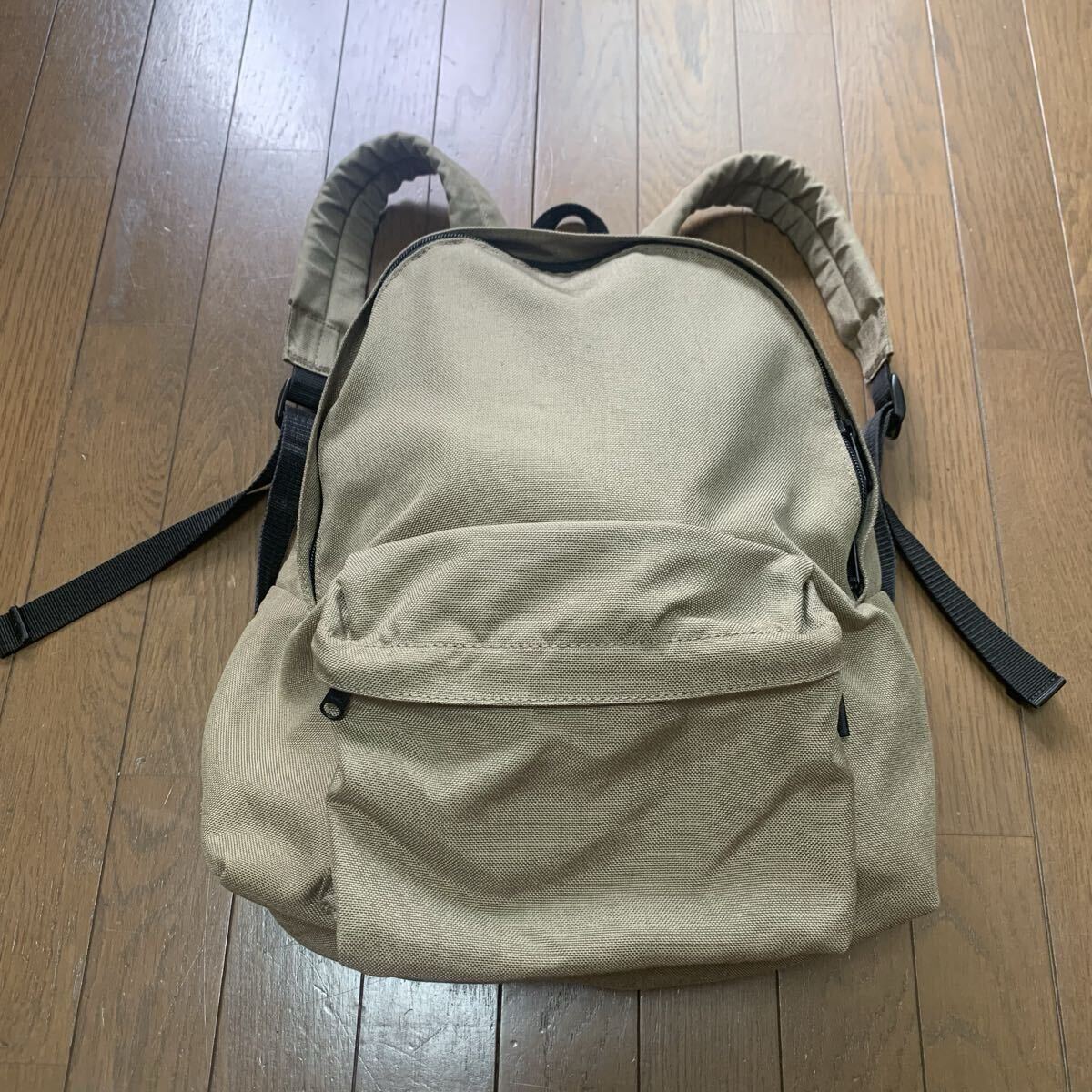 COMME des GARCONS HOMME PLUS コムデギャルソンオムプリュス 無地 ベージュ リュックサック バックパック デイパック シンプル