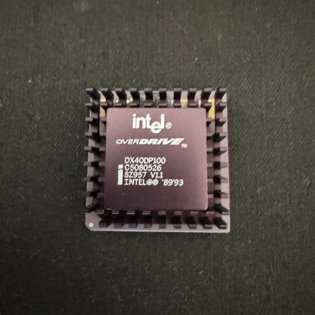 M710　Intel オーバードライブプロセッサ　DX4ODP100　SZ957　Ver 1.1 　清掃、動作確認済