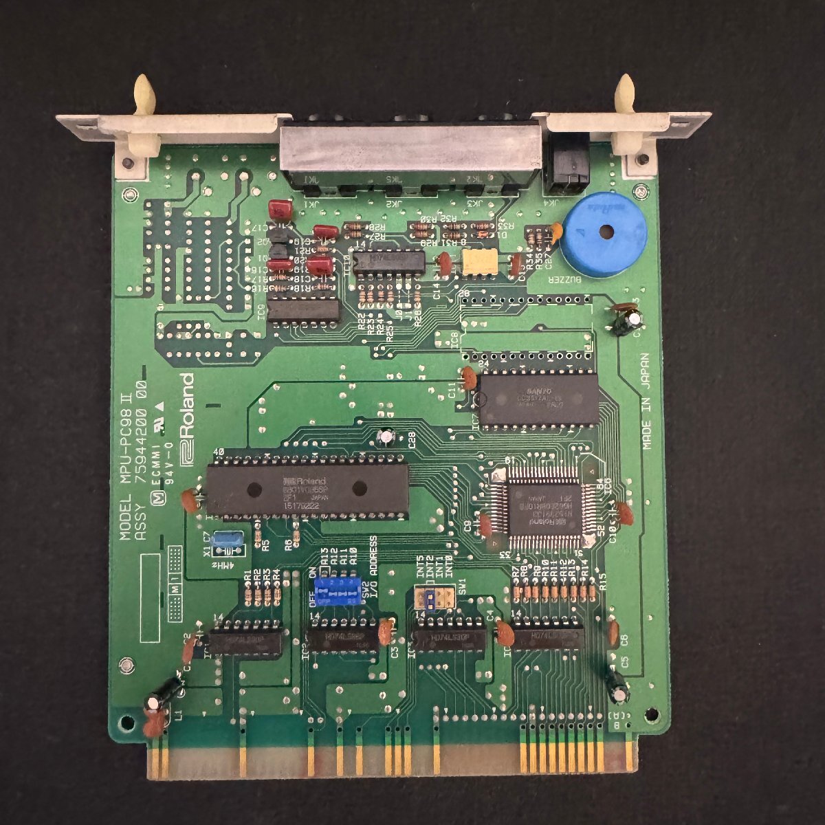 M742　Roland　MPU-PC98Ⅱ　MIDIインターフェイスボード　整備、動作確認済