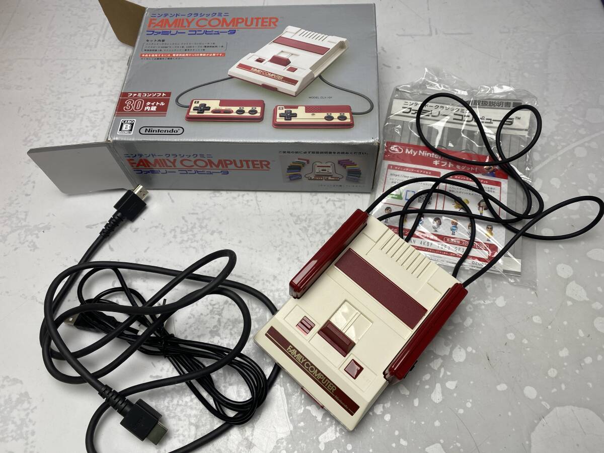 8/10★ニンテンドークラシックミニ ファミリーコンピュータ ファミコン【中古/現状品/動作未確認ジャンク】