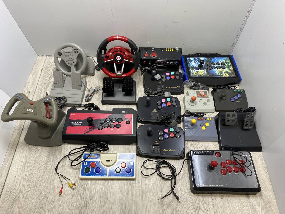 8/10★アーケードコントローラー コントローラー まとめ売り ASCII/NEC/HORI など【中古/現状品/動作未確認ジャンク】