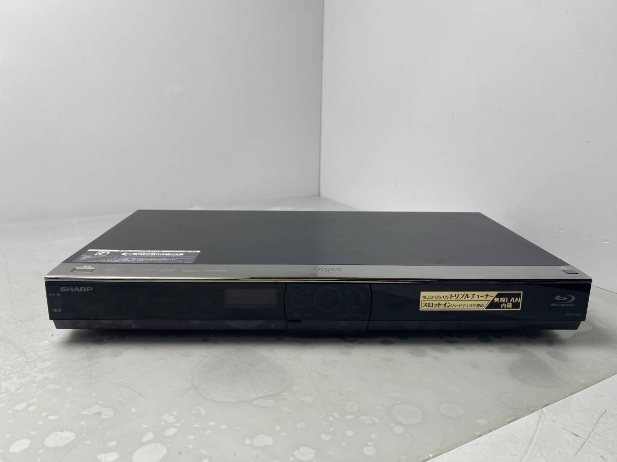 8/11 *7★SHARP シャープ BD-T1300 ブルーレイディスクレコーダー 2013年製【中古/現状品/動作未確認ジャンク】
