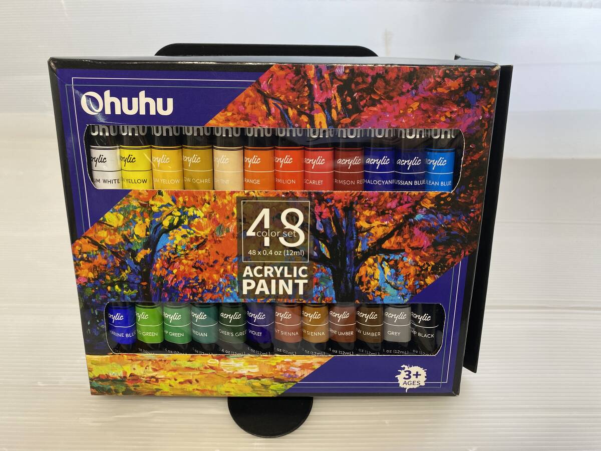 8/11★Ohuhu 絵具 48カラー 画材 【中古/現状品】