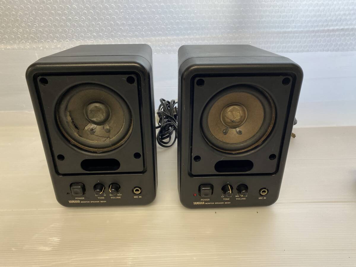 8/14★YAMAHA ヤマハ MS101 モニタースピーカー ペアスピーカー【中古/現状品/動作未確認ジャンク】