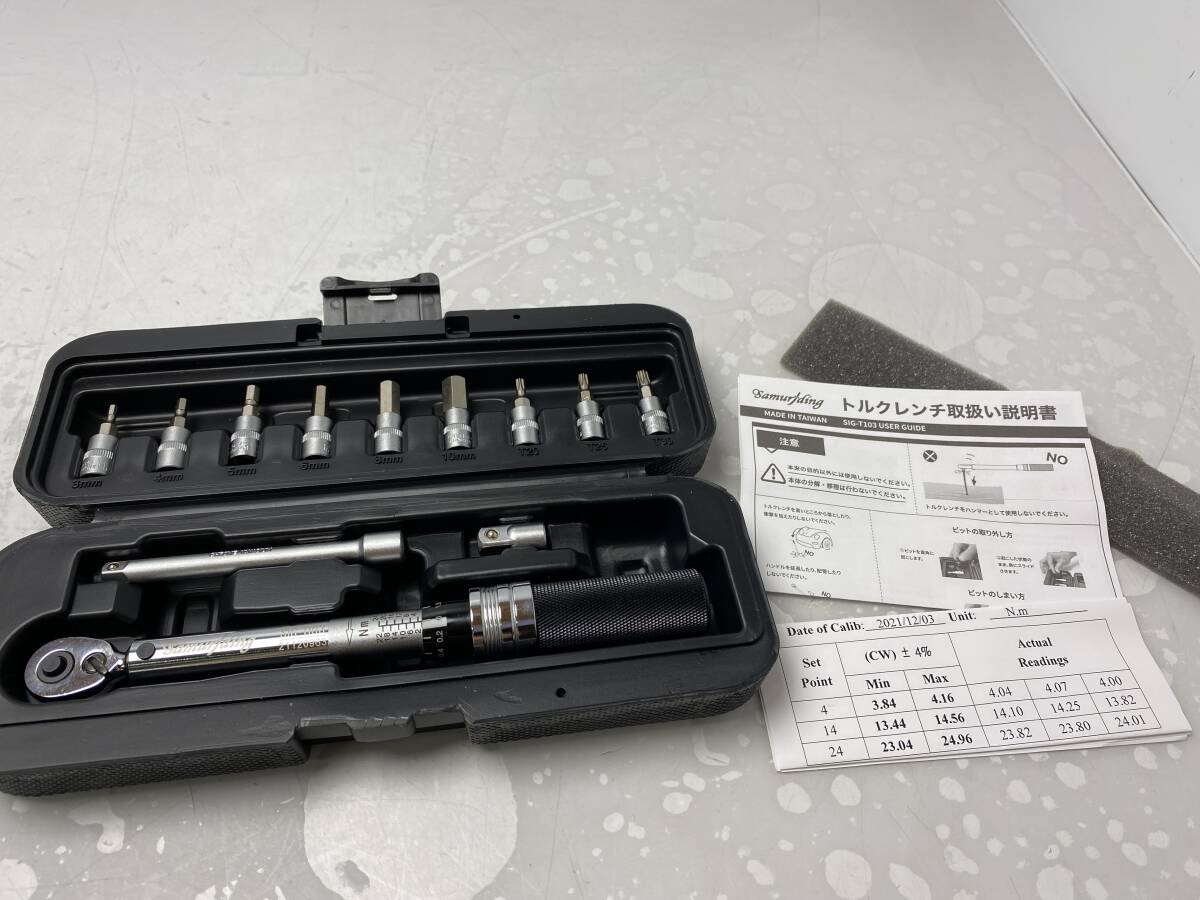 8/14★Samurlding SIG-T103 トルクレンチ 工具【中古/現状品】