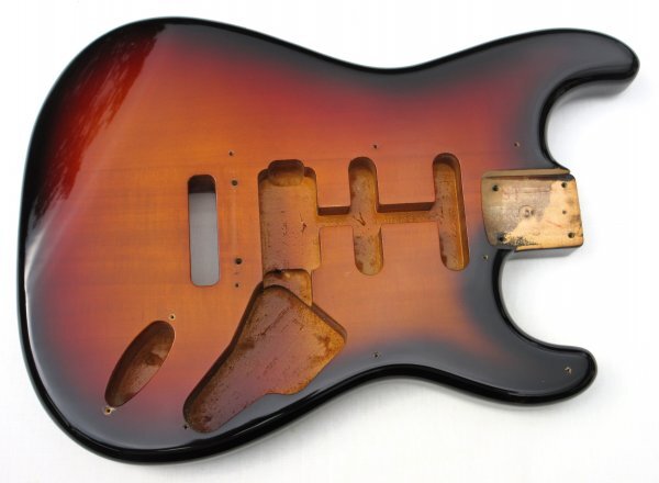 FERNANDES　フェルナンデス　ストラト型ボディ　3Tサンバースト　程度良し　93年製FERNANDES ST-40C