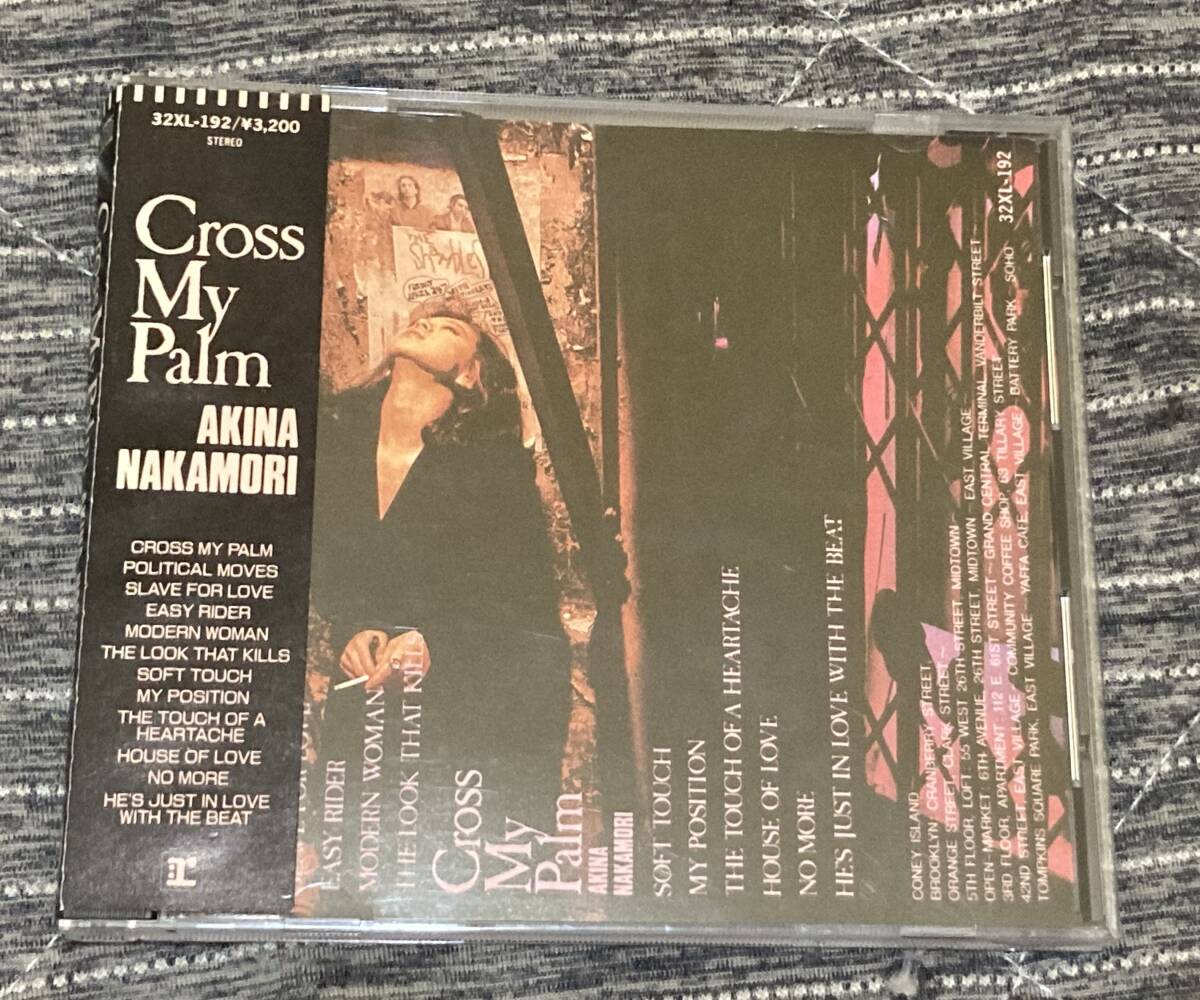 帯付 / 中森明菜 / Cross My Palm / 3200円盤 / 32XL-192