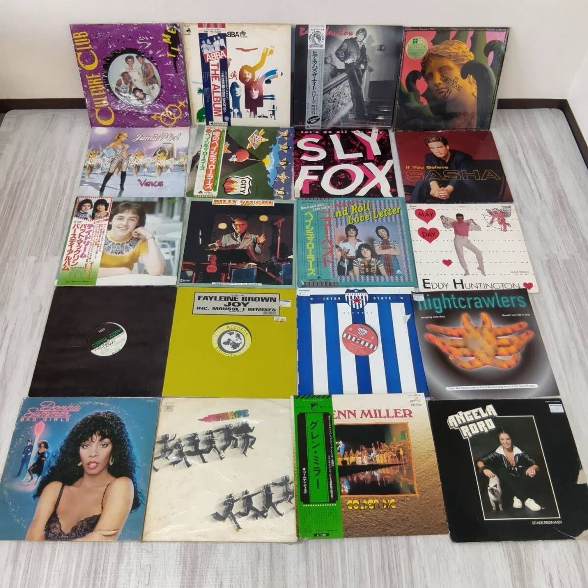 0804① LP レコード 20枚おまとめセット 洋楽 Bad Girls レベッカ S Nos Resta Viver Midnight CallingMay Day 動作未確認 ジャンク