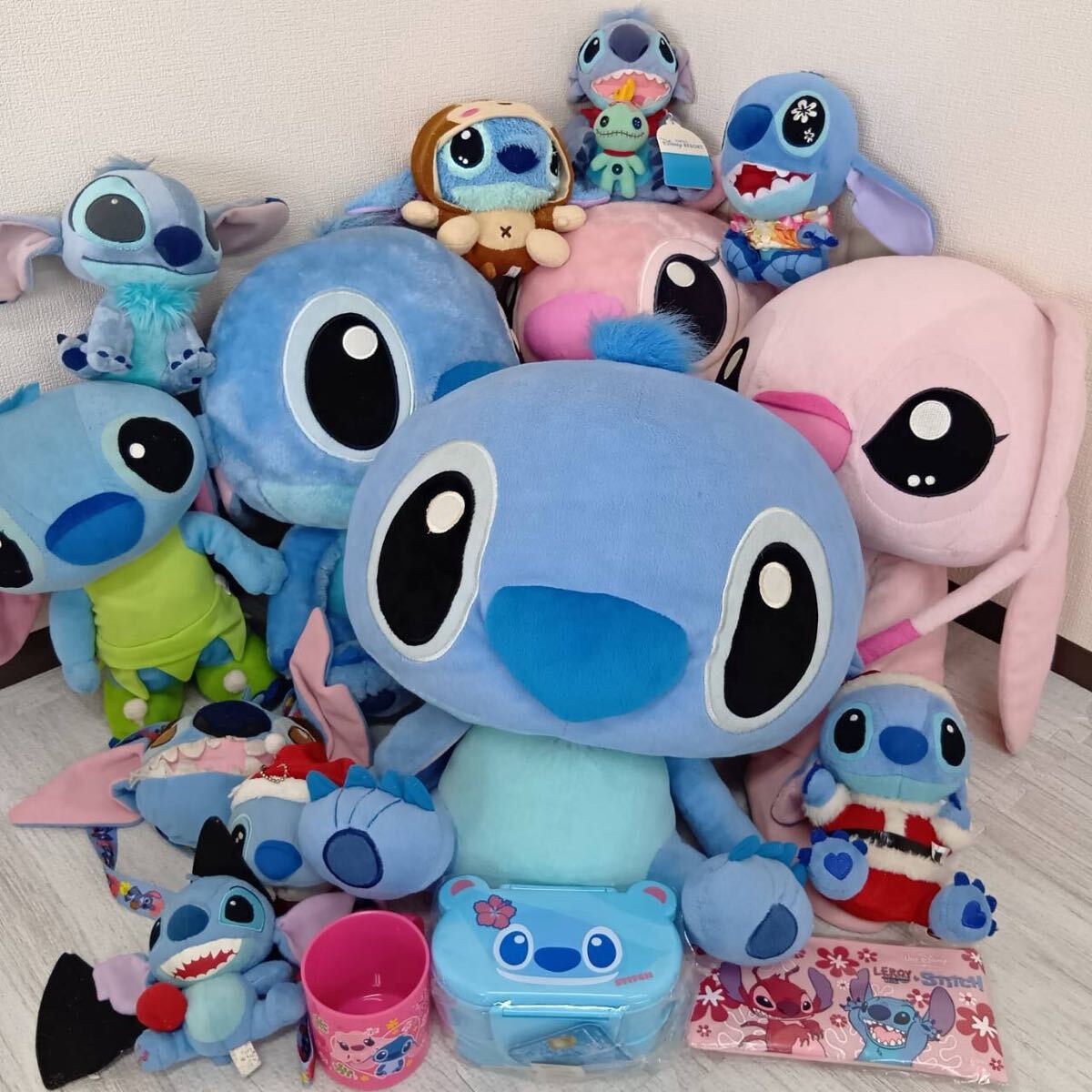 ディズニー スティッチ エンジェル ぬいぐるみ グッズ 大量おまとめセット ランチボックス ポーチ 東京ディズニーリゾート品あり