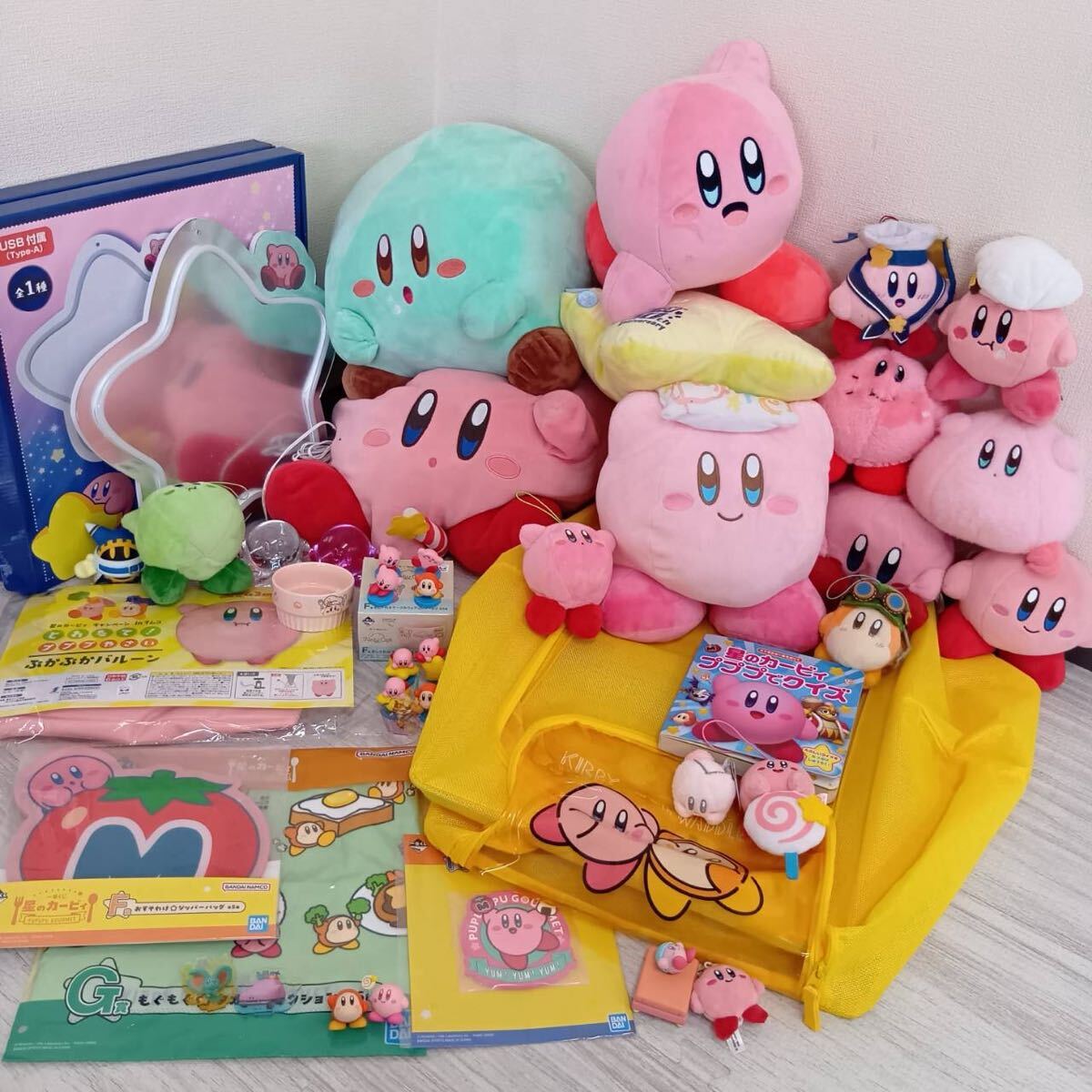 星のカービィ ぬいぐるみ グッズ 大量おまとめセット マスコット ミニフィギュア ネオンミラー タオル クリスタル ワドルディ マホロア