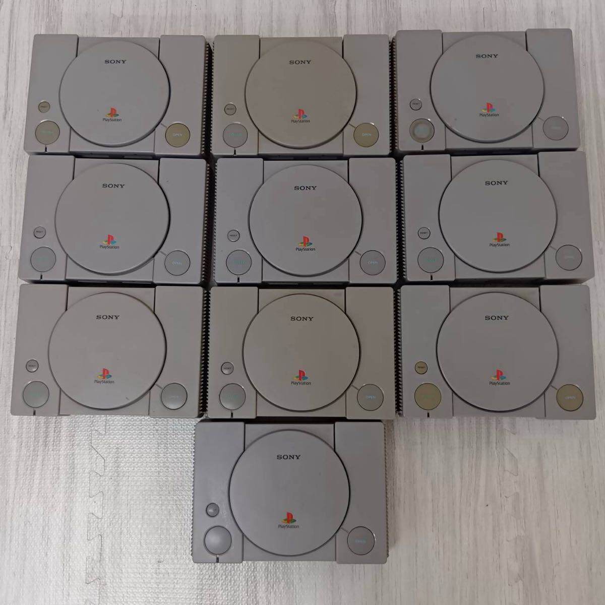 SONY ソニー PS1 PlayStation プレステ プレイステーション 初代 本体のみ 10台おまとめセット 動作未確認　ジャンク