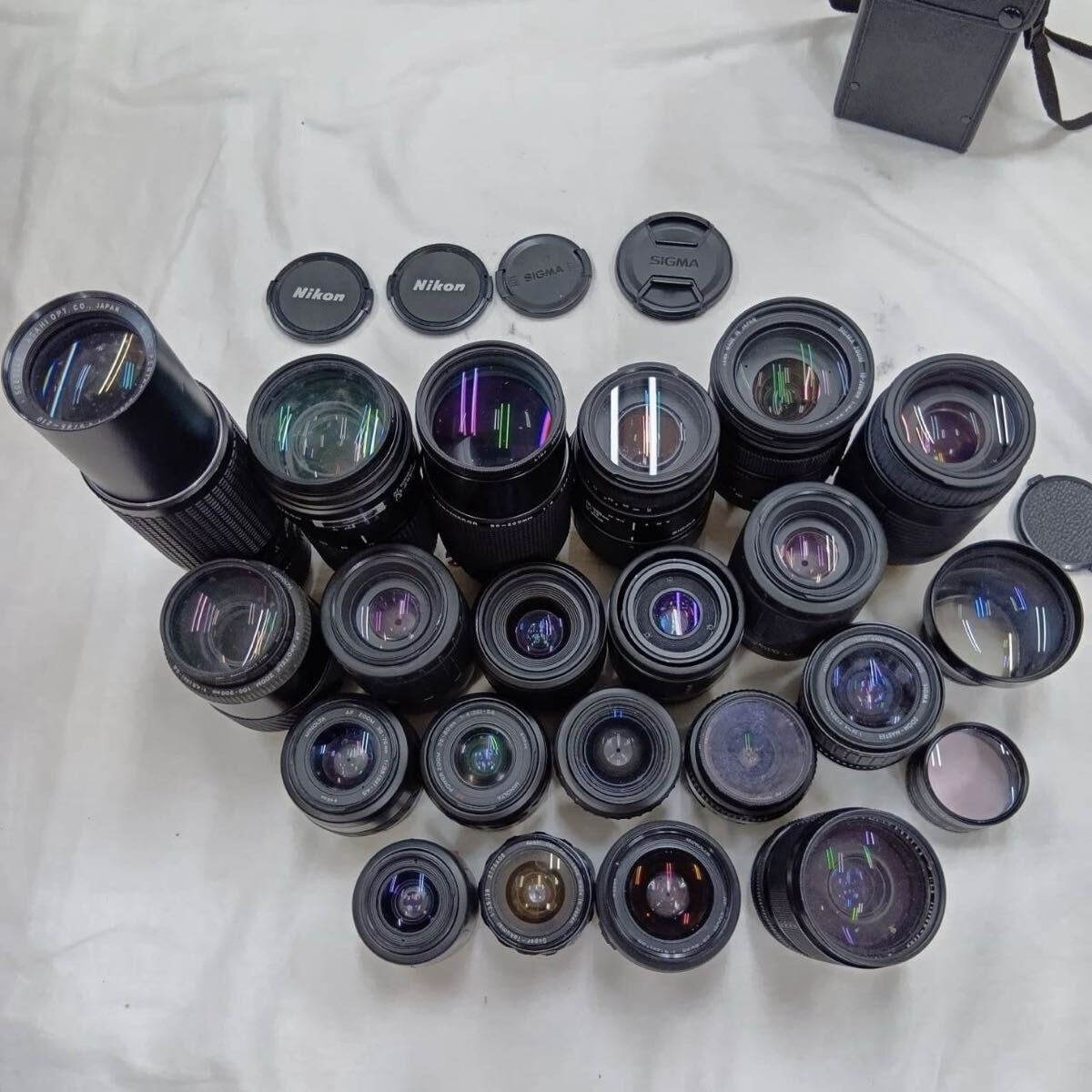 カメラレンズ 大量おまとめセット 一眼レフカメラレンズ　　望遠レンズNikon ペンタックス SIGMA Kenko MINOLTA Canon 動作未確認ジャンク