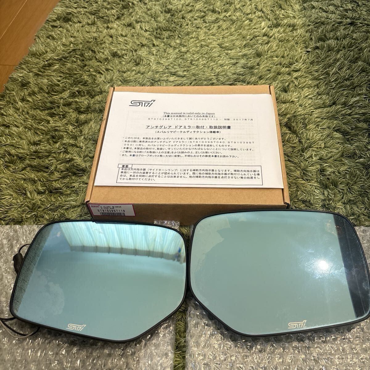 スバル　STi アンチグレア　ドアミラー　ST91039ST110 レヴォーグ　S4 